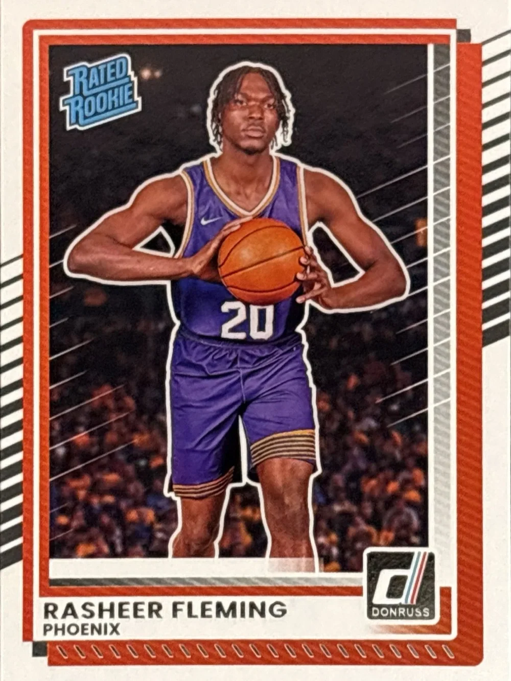 Panini Donruss Rasheer Fleming Basketball Rated Rookie Trading Card